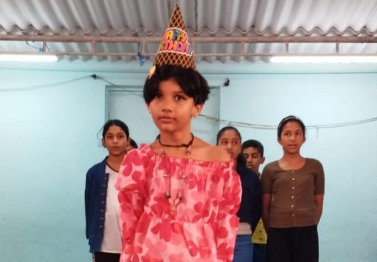 Celebrating Pranamya P's Birthday - Class IV
